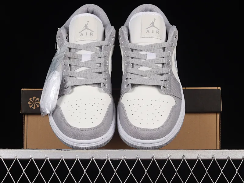 All categories Air Jordan Jordan series basketball shoes Air Jordan 1 Low Air Jordan 1 Low "Light Steel Grey" AJ1 Joe 1 white gray low-top cultural basketball shoes DV0426-012